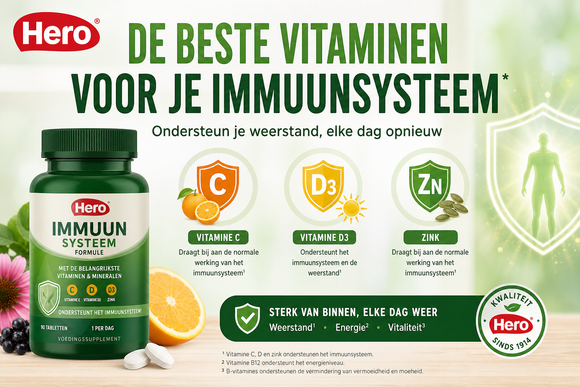 Welke vitamine is het beste voor het immuunsysteem na 50?
