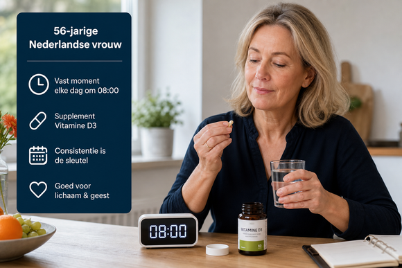 Beste tijdstip om suppletie in te nemen na 50