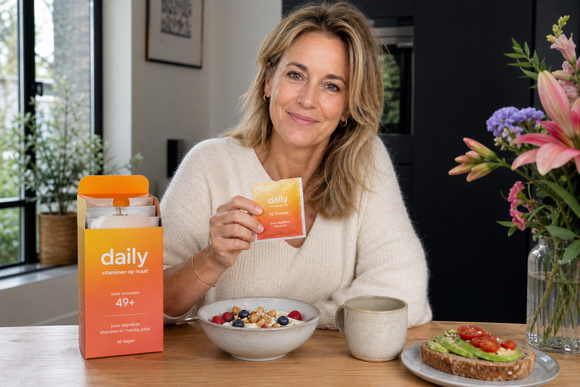 Gemak van dagelijkse vitaminezakjes na 50