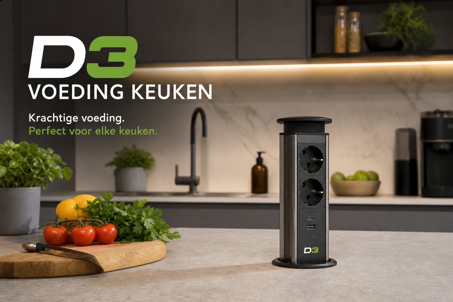 Nederlandse vrouw 52+ eet gezonde vismaaltijd aan keukentafel